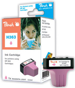 HP Nr. 363 magenta light von Peach