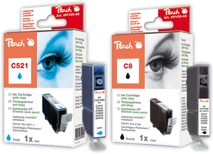 Kompatible Tintenpatronen Peach